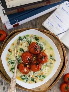 Bärlauchrisotto mit karamellisierten Tomaten, Frühling, Rezept