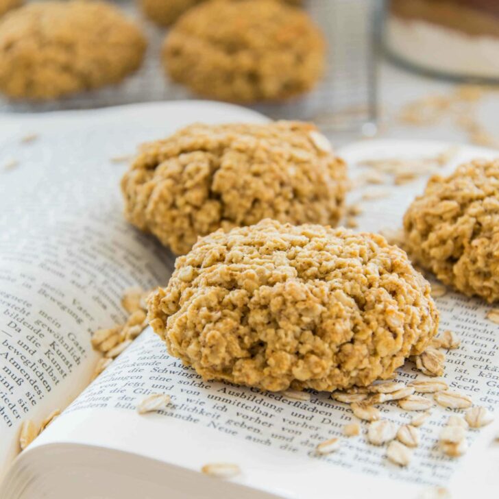 Gesunde Hafer-Schoko-Cookies // Rezept (schnell &amp; einfach)