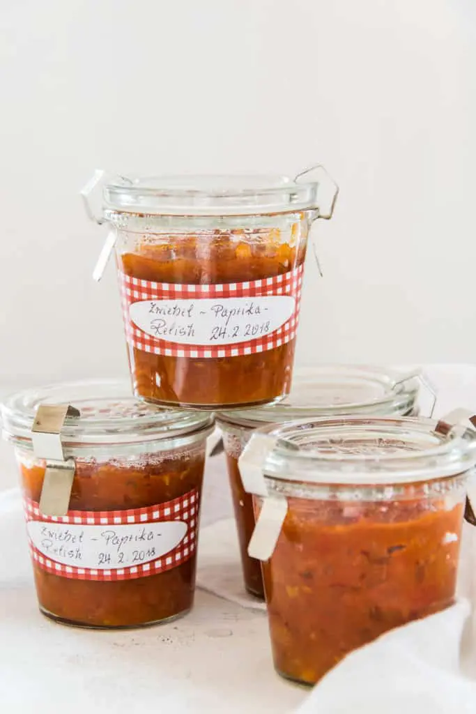 Zwiebel-Paprika-Relish