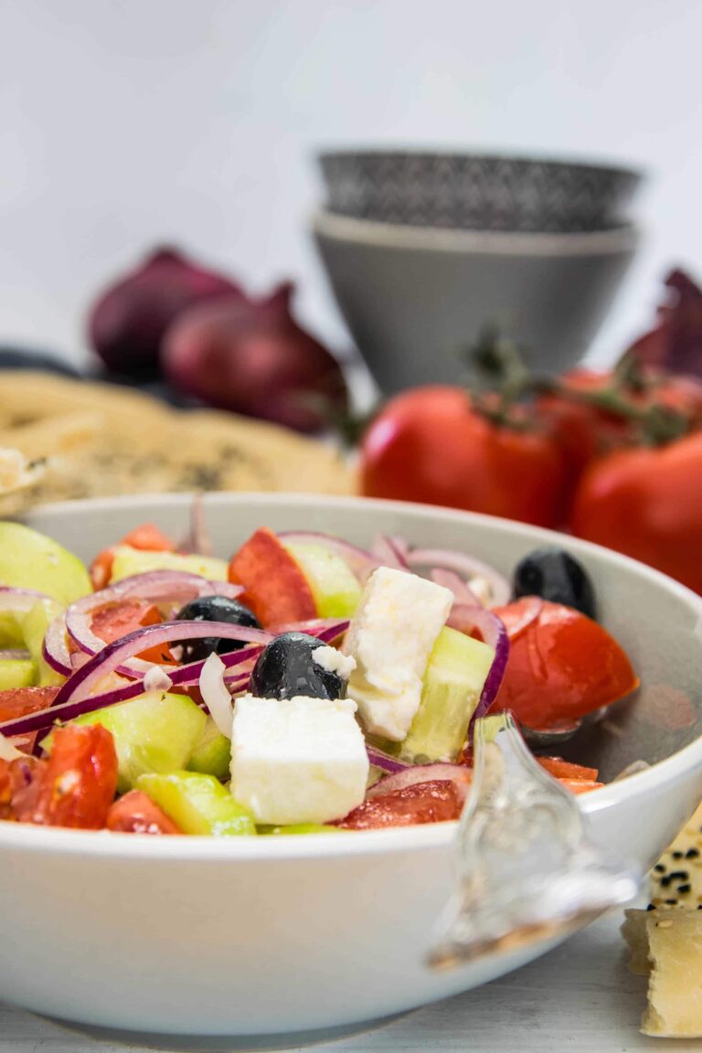 Griechischer Salat mit Feta – Bauernsalat
