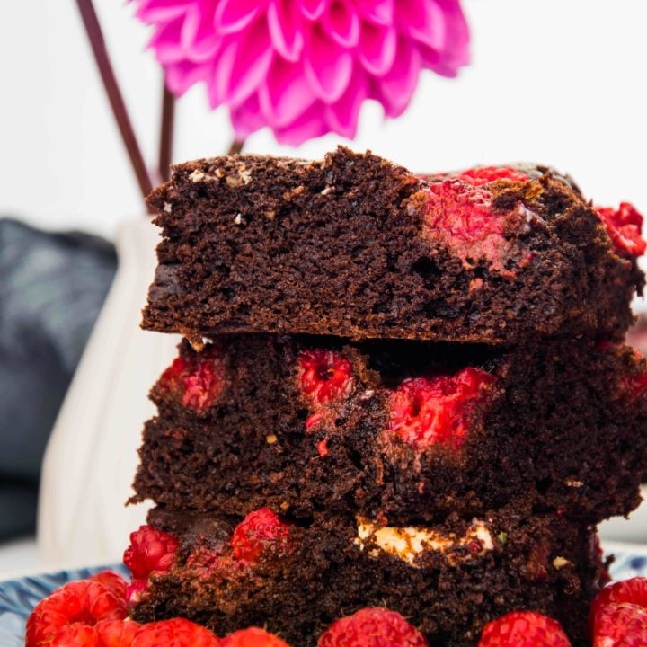 Einfacher Himbeer-Streuselkuchen vom Blech
