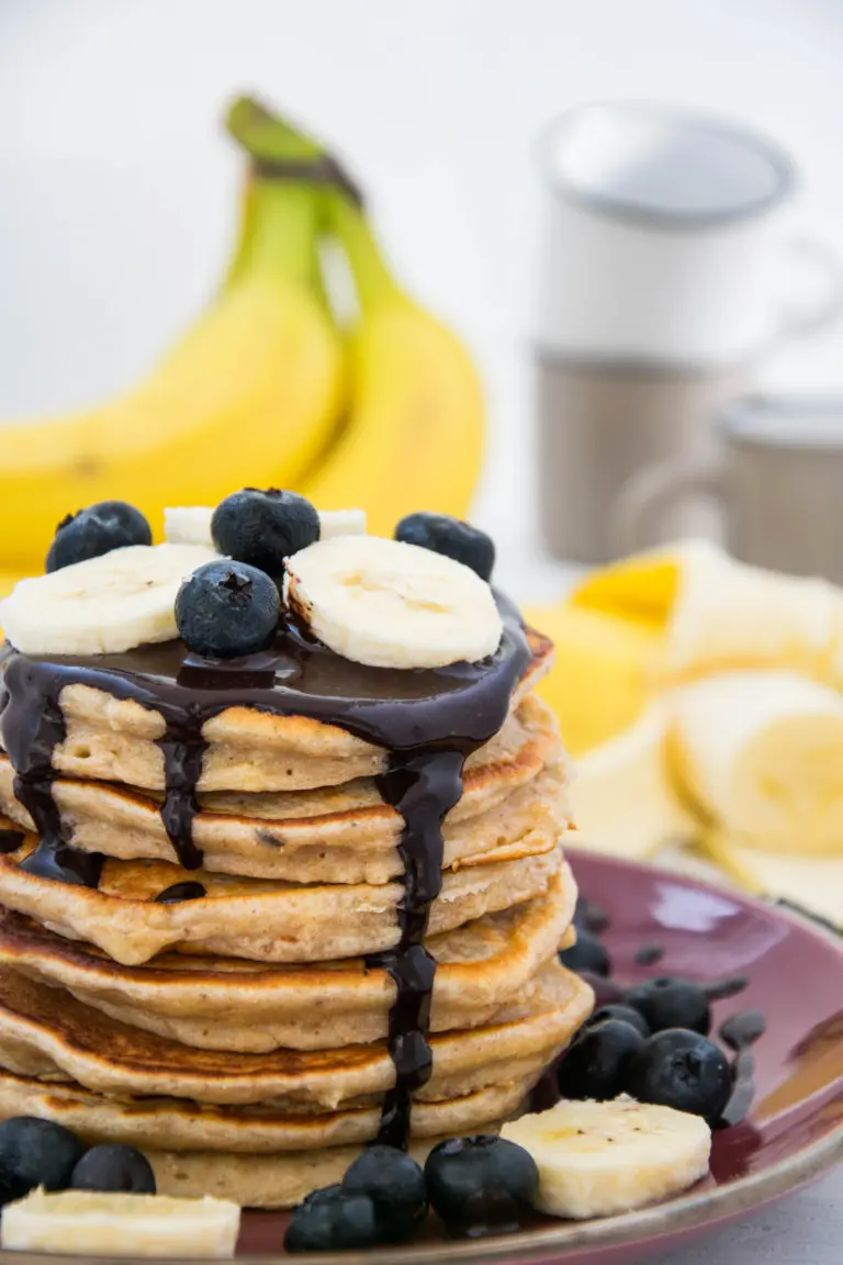 Spannende Bananen Protein Pancakes Ebenbild