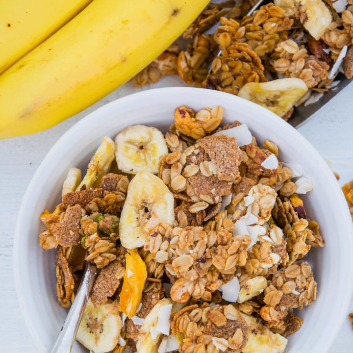 Bananen-Haferflocken-Pancakes (vegan)