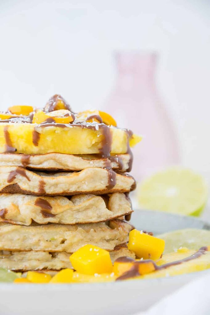 Hafer Bananen Kokos Protein-Pancakes, pancakes, protein, fitnessfood, simple recipe