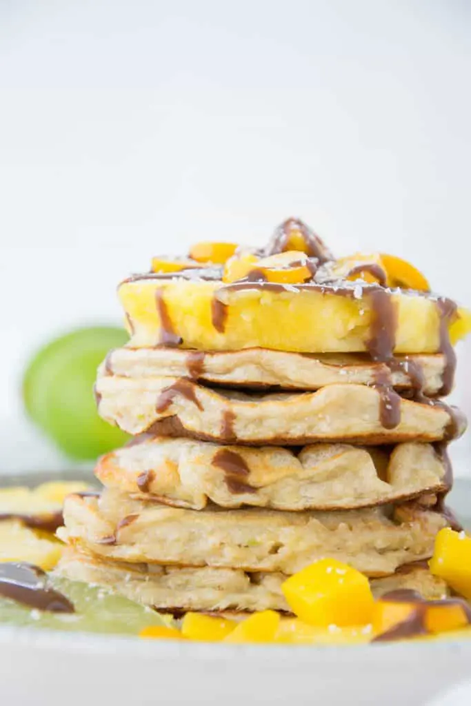 Hafer Bananen Kokos Protein-Pancakes, pancakes, protein, fitnessfood, simple recipe