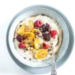Zimt-Porridge mit karamellisierter