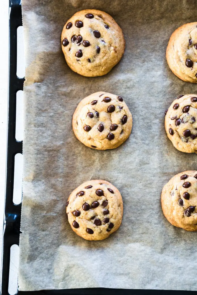 Weiche, chewy Chocolate Chip Cookies wie in den USA