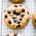 Weiche, chewy Chocolate Chip Cookies wie in den USA