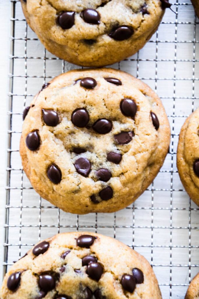 Weiche, chewy Chocolate Chip Cookies wie in den USA