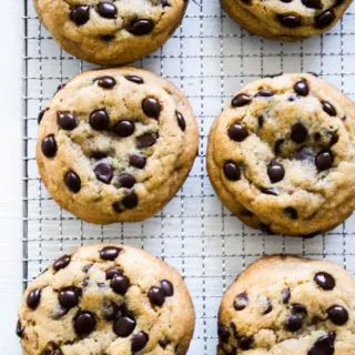 Weiche, chewy Chocolate Chip Cookies wie in den USA