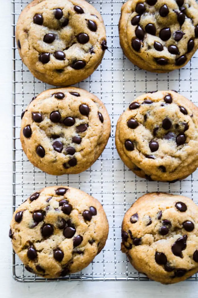 Weiche, chewy Chocolate Chip Cookies wie in den USA