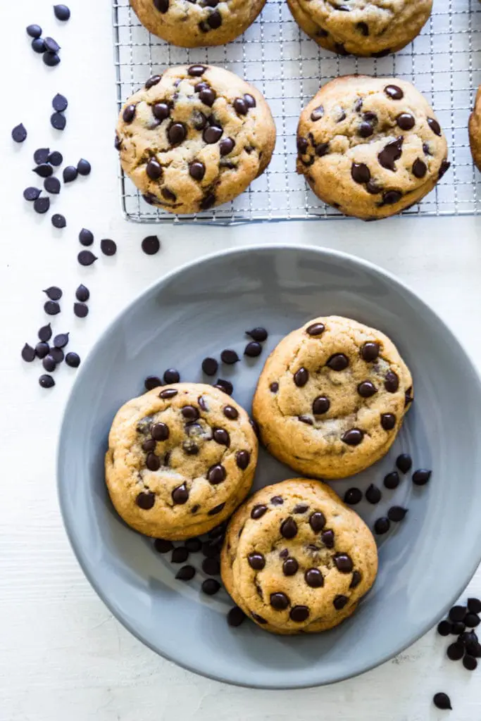 Weiche, chewy Chocolate Chip Cookies wie in den USA