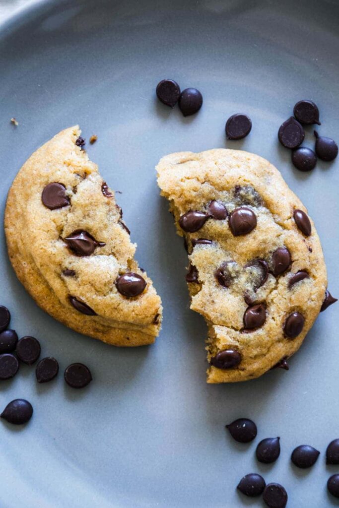 Weiche, chewy Chocolate Chip Cookies wie in den USA