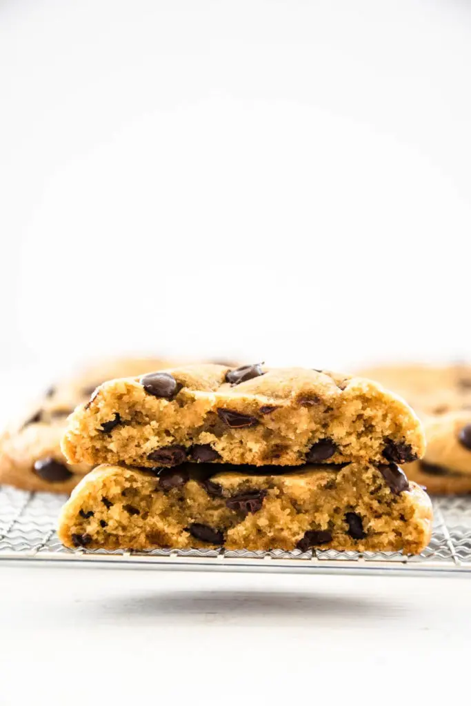 Weiche, chewy Chocolate Chip Cookies wie in den USA