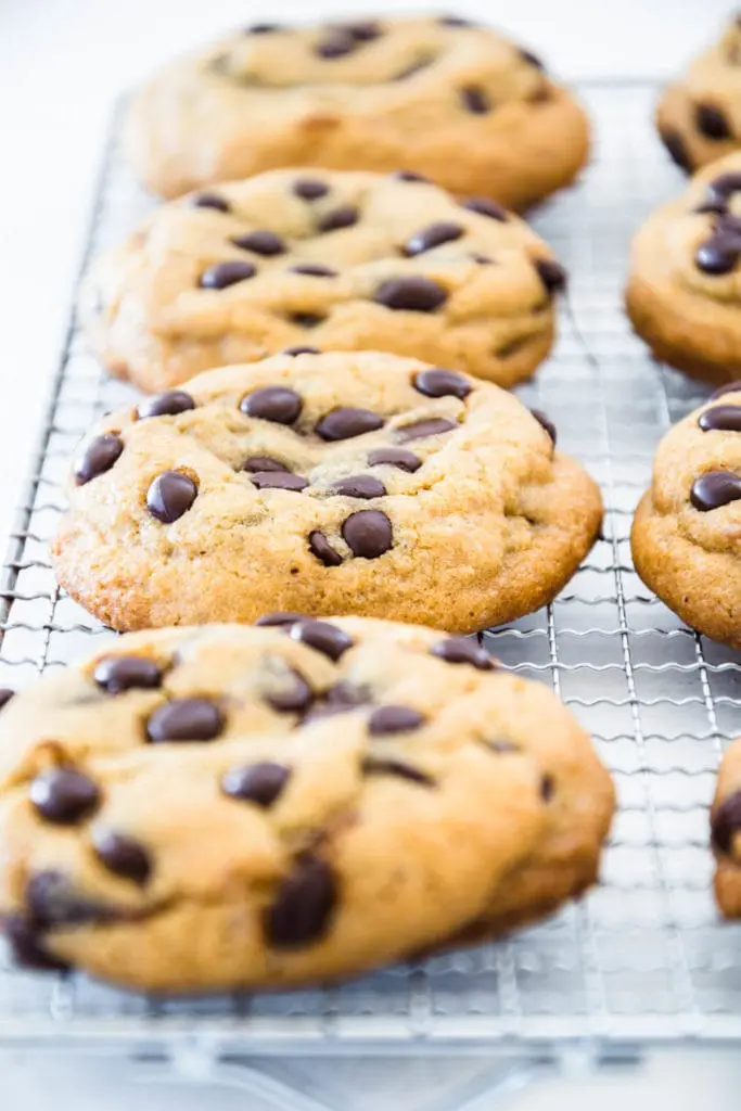 Weiche, chewy Chocolate Chip Cookies wie in den USA