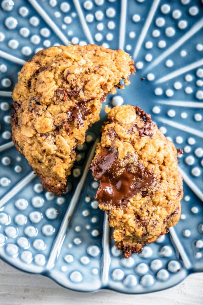 Gesunde Hafer-Schoko-Cookies // Rezept (schnell &amp; einfach)