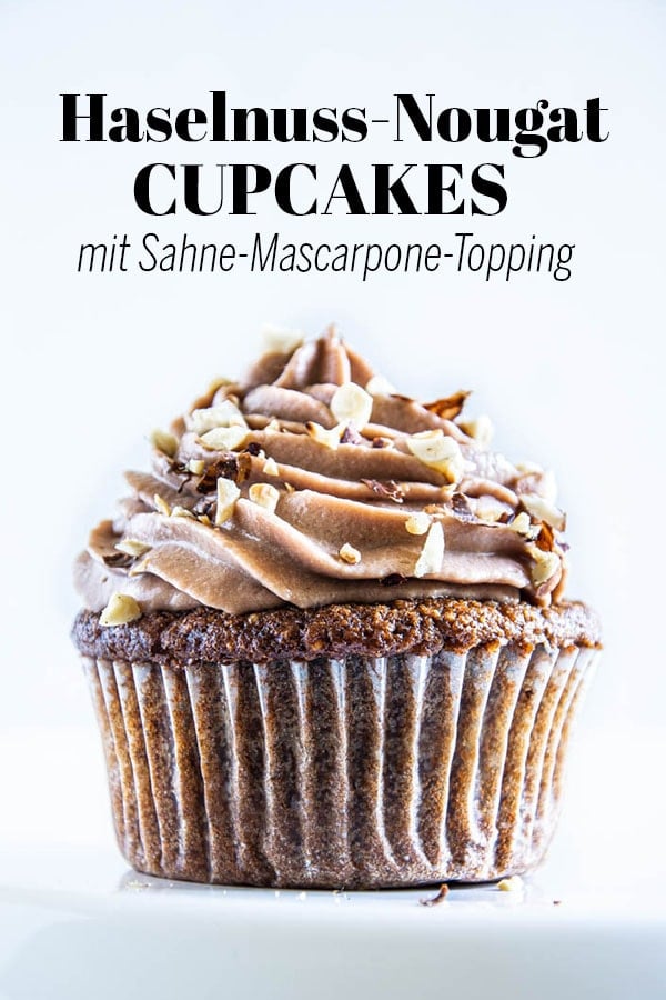 Haselnuss-Nougat-Cupcakes