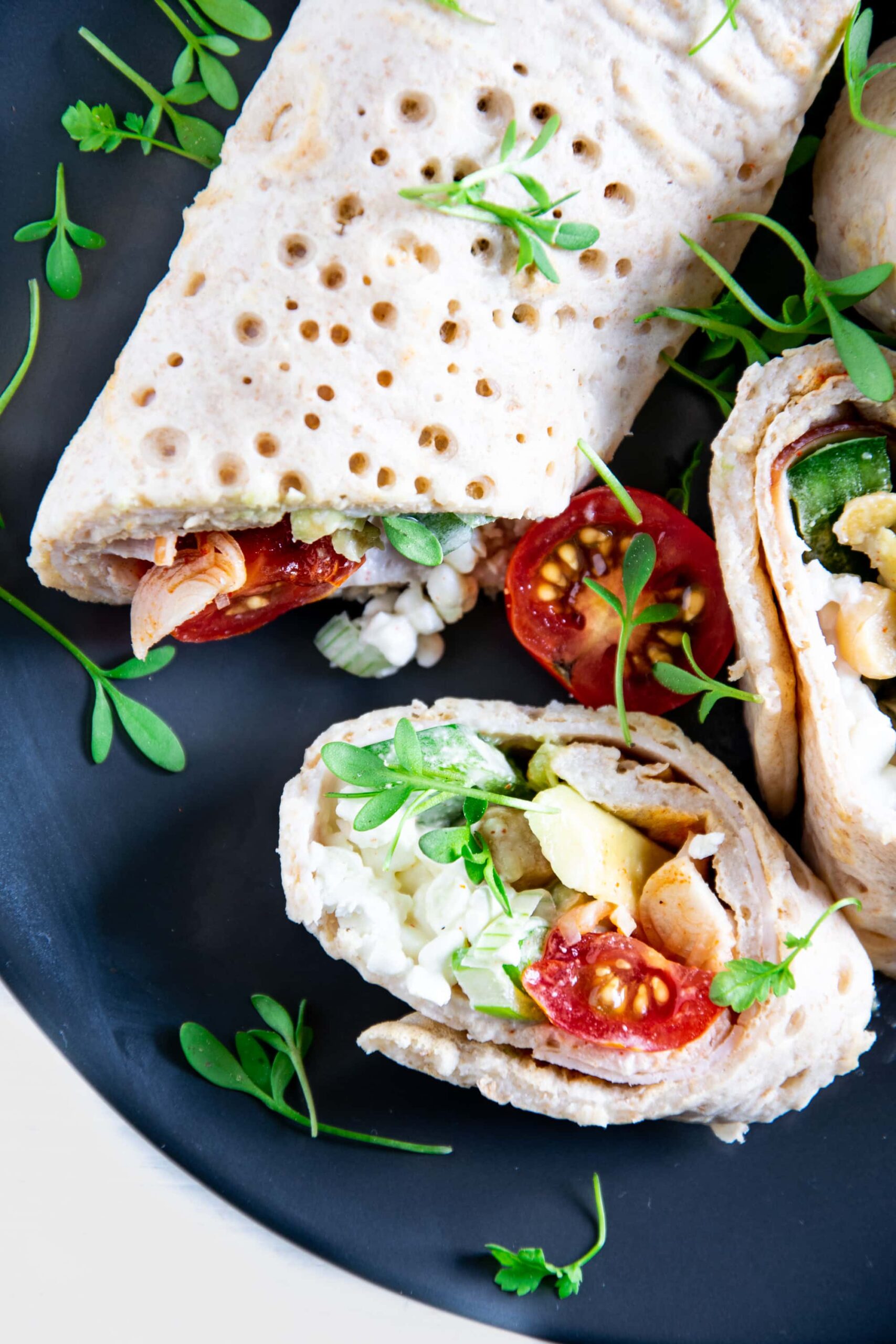 Protein-Wraps selber machen mit gesunder Füllung