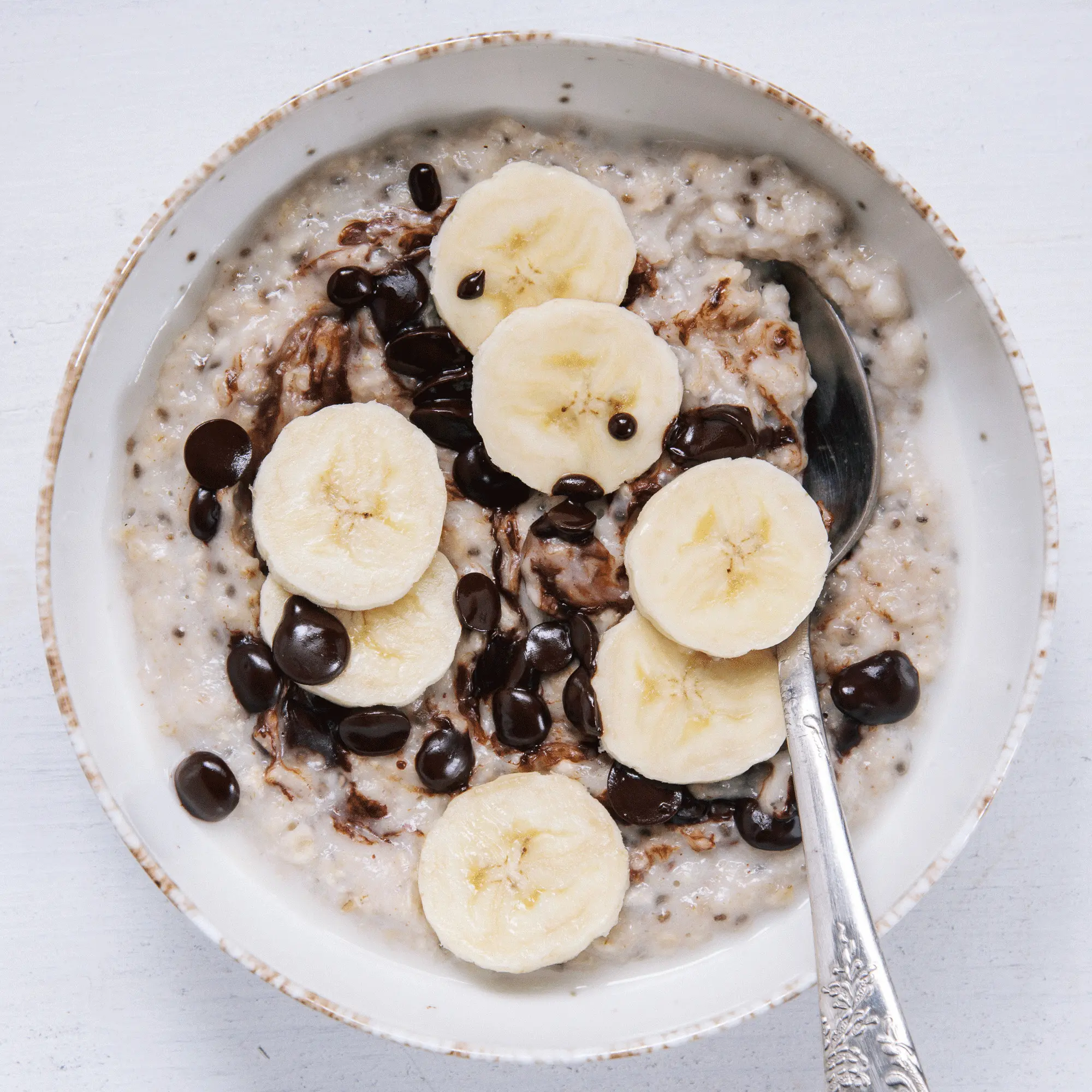 Schoko-Bananen-Porridge