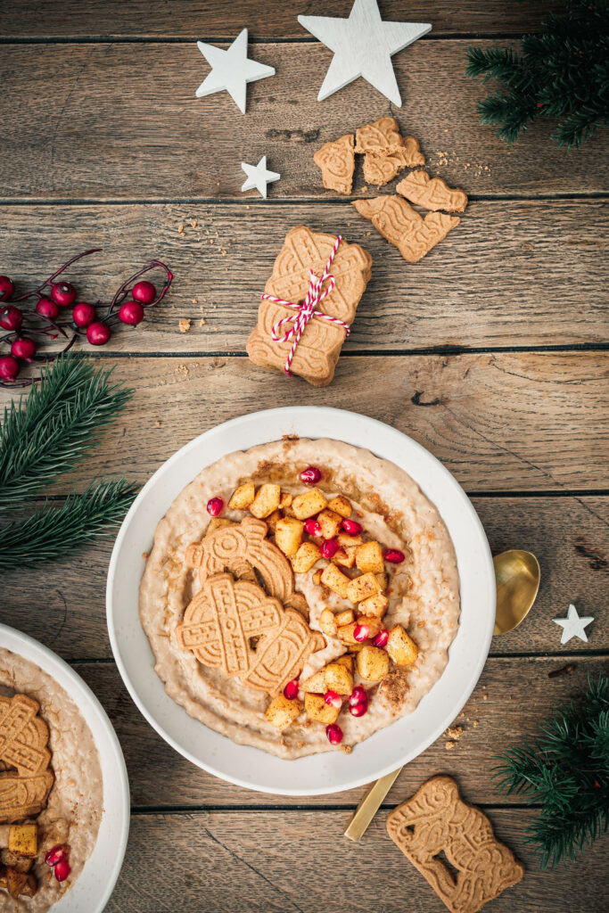 Veganer Spekulatius-Porridge