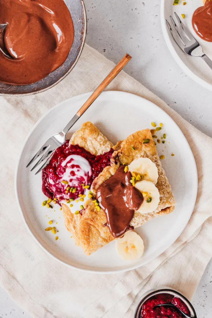 Vegane Haferflocken-Pfannkuchen ohne Mehl