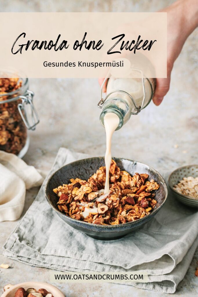 Granola-Rezept: knuspriges Müsli ohne Zucker.