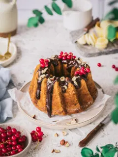 Veganer Bananenkuchen.