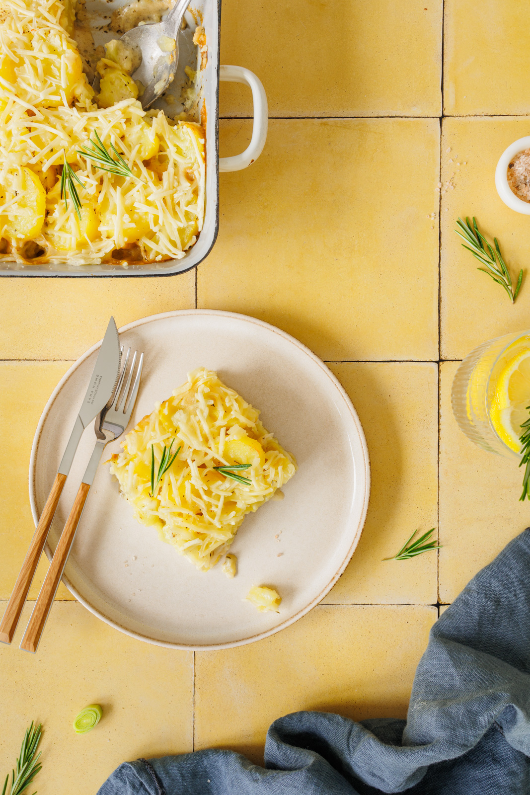 Mein bestes schnelles Kartoffelgratin mit gekochten Kartoffeln