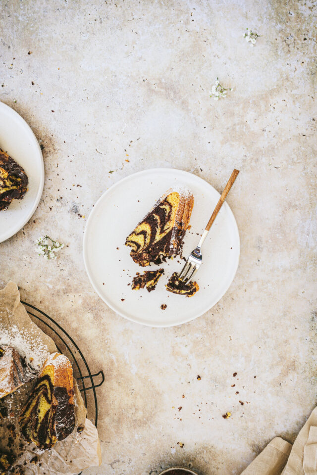 Mein bester saftiger Marmorkuchen mit Öl