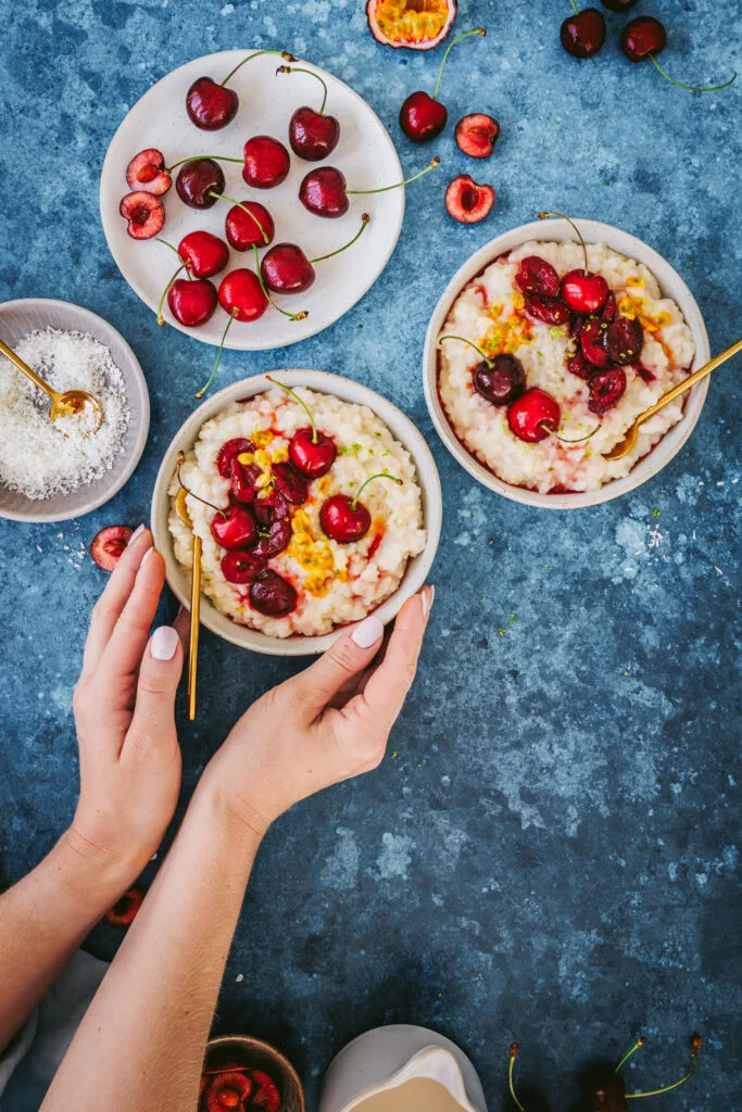 Milchreis kochen: cremig, vegan und ohne Zucker.