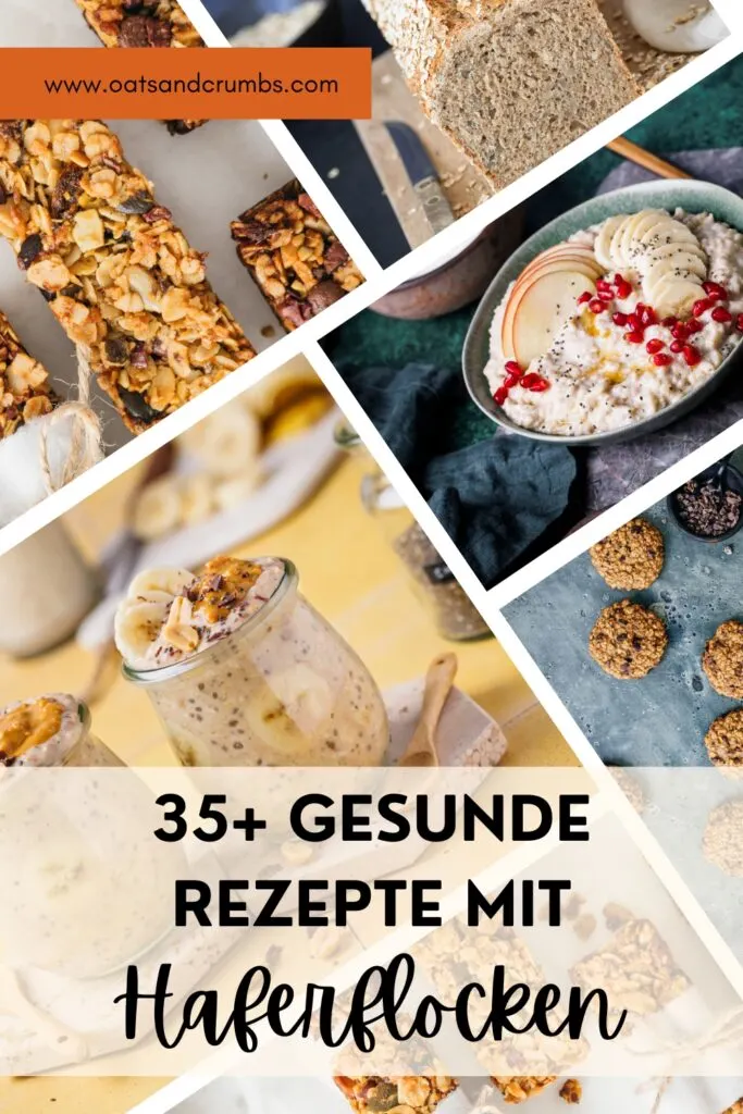 35+ gesunde Rezepte mit Haferflocken von Oats and Crumbs.