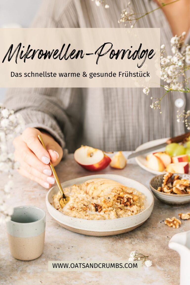 Porridge aus der Mikrowelle – Blitzrezept
