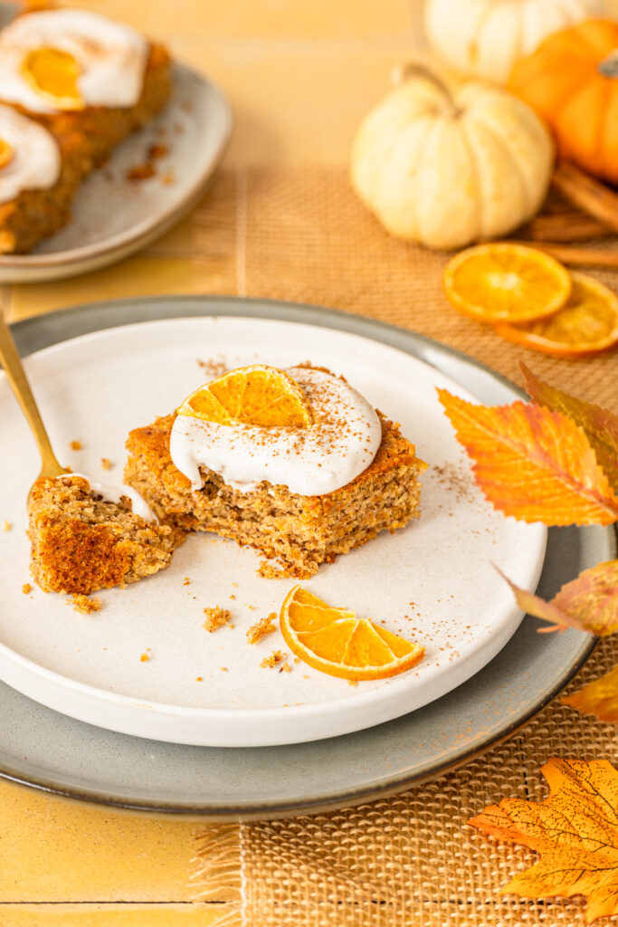 Herbstlicher Kürbiskuchen vom Blech.