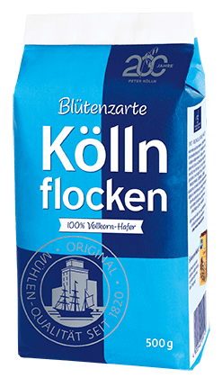 Produktfoto zarte Haferflocken von Kölln.