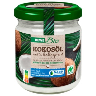 Produktfoto Kokosöl von REWE Bio.