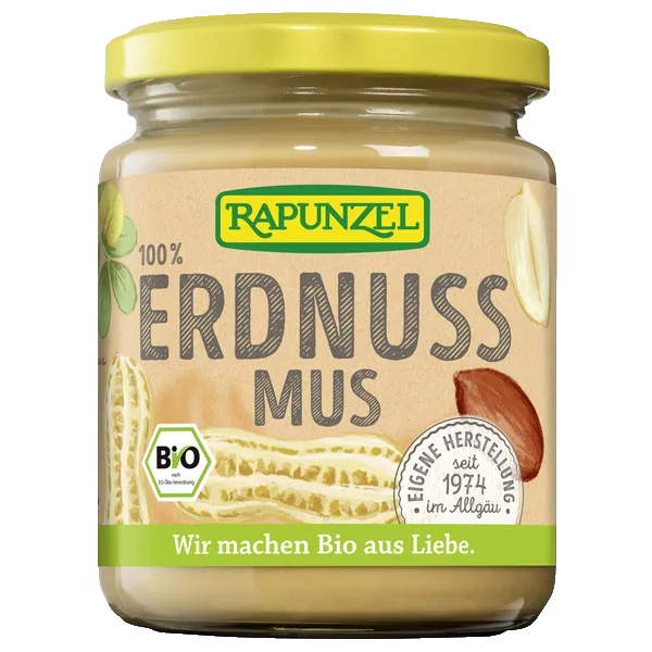 Produktfoto Erdnussmus von Rapunzel.