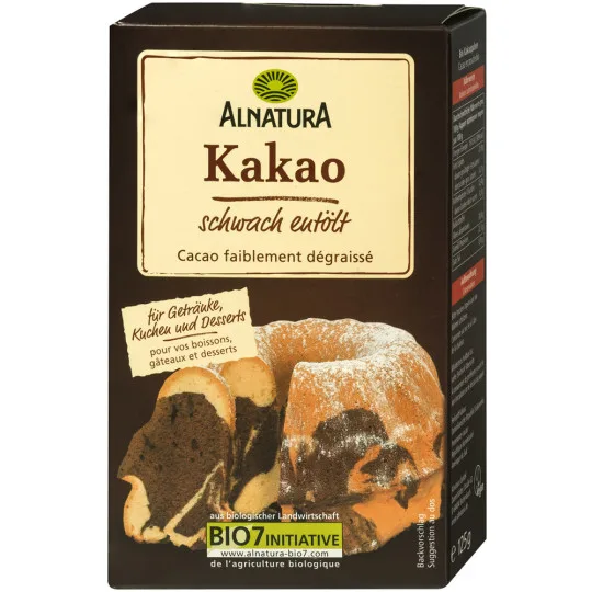 Produktfoto Kakaopulver von Alnatura.