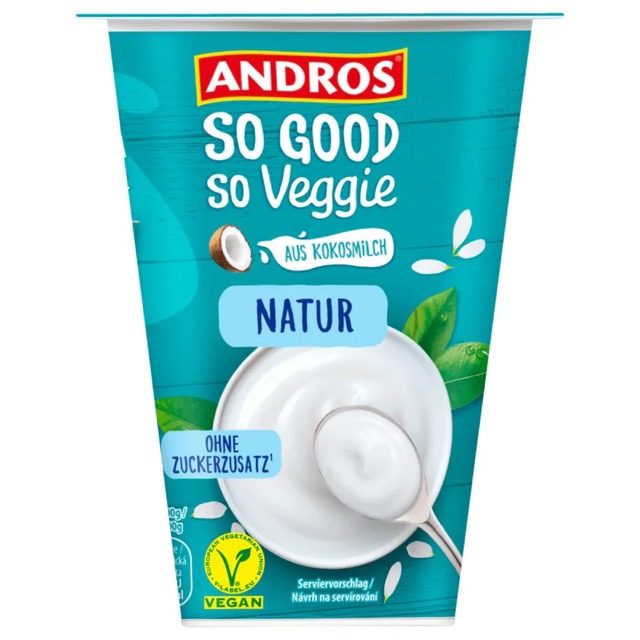 Produktfoto Kokosjoghurt von Andros.