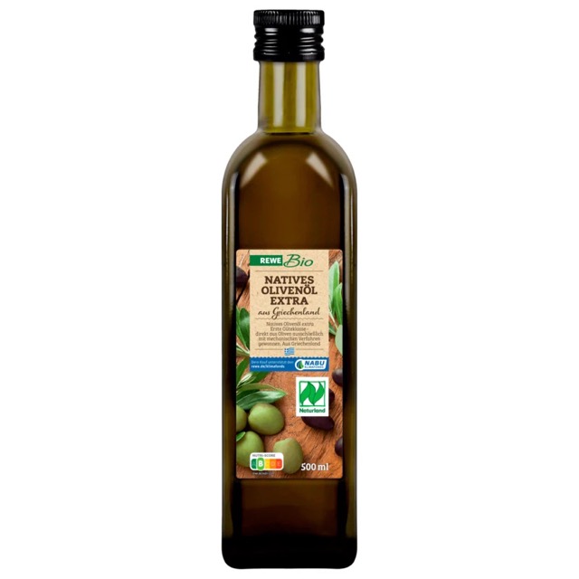 Produktfoto Olivenöl von REWE Bio.