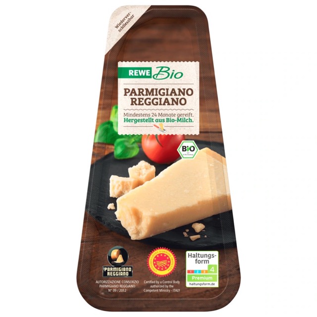 Produktfoto Parmesan von REWE Bio.