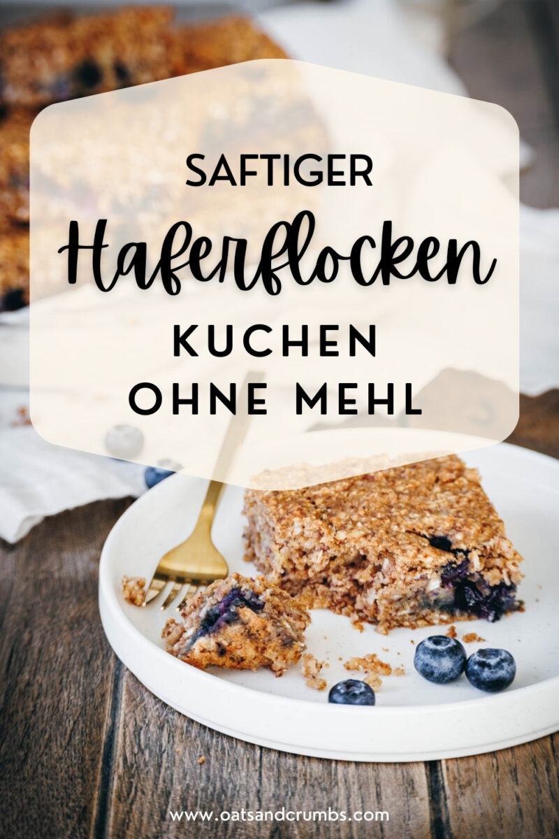 Saftiger Haferflocken-Kuchen (ohne Mehl) Saftiger Haferflocken-Kuchen (ohne Mehl)