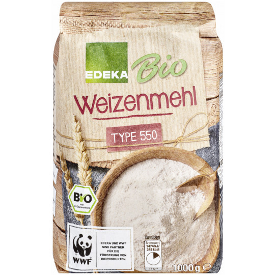 Produktfoto Weizenmehl Type 550 von REWE Bio.