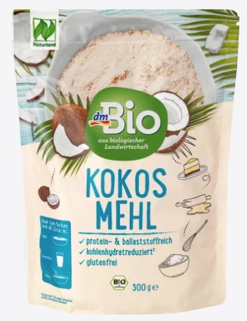 Produktfoto Kokosmehl von dmBio.