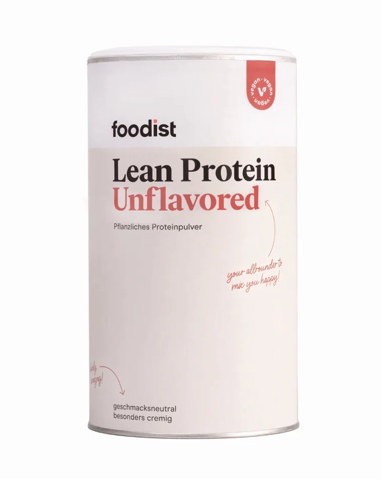 Produktfoto neutrales Proteinpulver von Foodist.