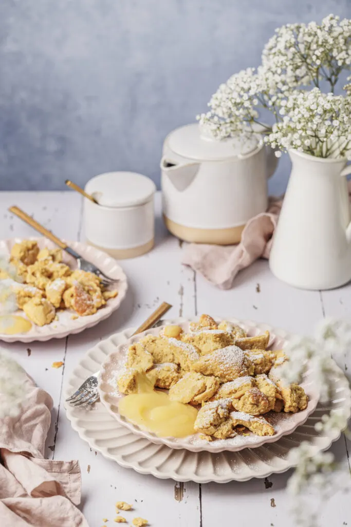 Fitness-Kaiserschmarrn mit viel Protein.