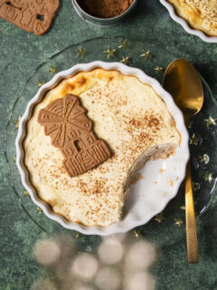 Weihnachtliches Fitness-Frühstück: Spekulatius-Cheesecake Baked Oats.