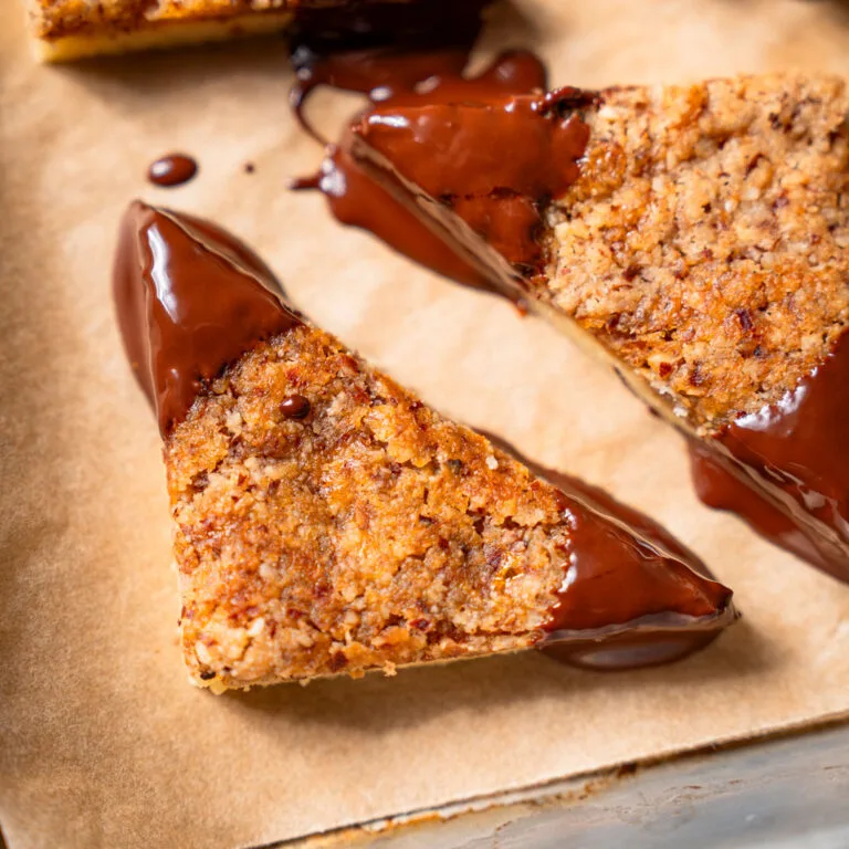 Nussecken-Rezept aus &Ouml;sterreich.